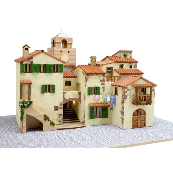 Woody Joe 1/87 European Cityscape Series Italy Wooden Model Building Kit