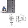 Healeved Stainless Steel Momentary Push Button 16mm Metal Self Reset