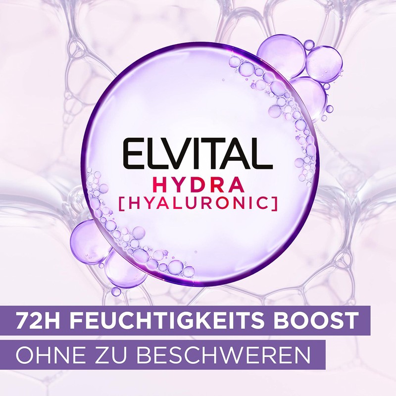 L'Oréal Paris Elvital feuchtigkeitsspendendes Shampoo für glänzendes und gesundes Haar,
