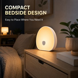 White Noise Night Light – 10 Soothing Sounds & 7-Color Ambient Night Light for Bedroom and Nursery