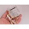 Sparkly Diamond Case for AirPods with Keychain, Shockproof Protective Premium