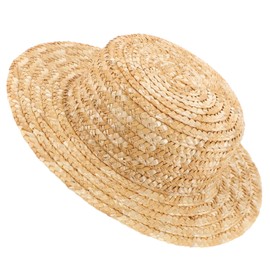 HOOTNEE Straw Hat Mini Craft Hat Decorative Knitting Hat Small Decoration Accessories Small Hats Craft Mini Hats Miniature Mini Hats Knitting Straw Hat