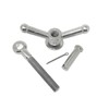 Gloxco Stainless Steel Wing Nut Assembly for Manway Hatches Found