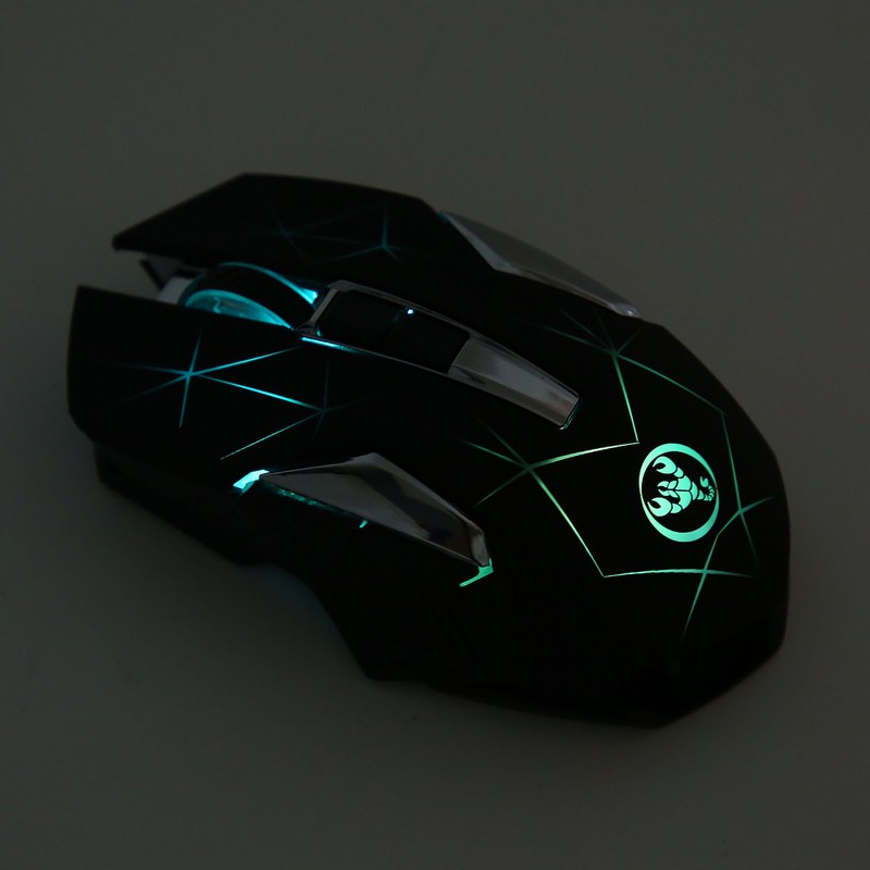 Wireless Mouse 2.4G Wireless Ergonomic Design 3 DPI Nonslip Roller