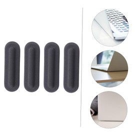 KONTONTY 4pcs Bottom Shell Rubber Cushion Laptop Rubber Feet Rubber Pads Black Notebook Door Bumpers Rubber Feet for Laptop Computer Bottom Feet Laptop Feet Pads Laptop Feet Bottom Pad Plug