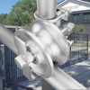 Sliding Gate Rollers Hardware Kit, Galvanized Steel Rolling Gate Wheels