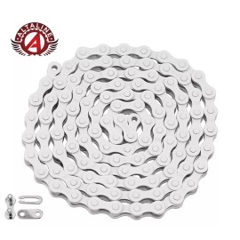 KMC/AltaLine KMC ALTALINE Single Speed BIKE WHITE Chain 1/2x1/8x112 LINKS Cruiser FIXIE BMX.