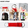 Elastic Jacket Gripper Travel Strap with D-Ring Hooks and Buckle,