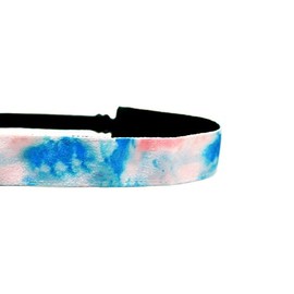 Mavi Bandz Adjustable Non-Slip Fitness Headband - Carnival Cotton Candy Tie Dye Women and Girls