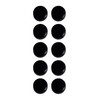 Cawila Set of 10, diameter 10 mm, black, one size
