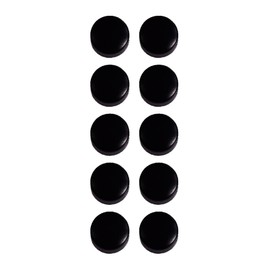 Cawila Set of 10, diameter 10 mm, black, one size