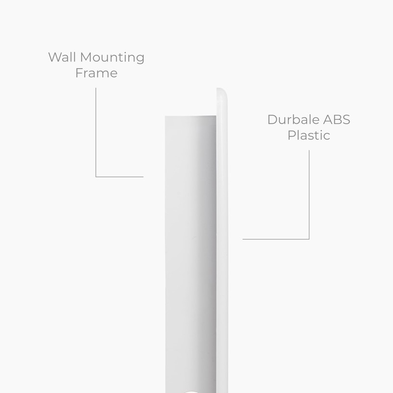 HVAC OV 4x4 Inch White Access Panel – ABS Plastic