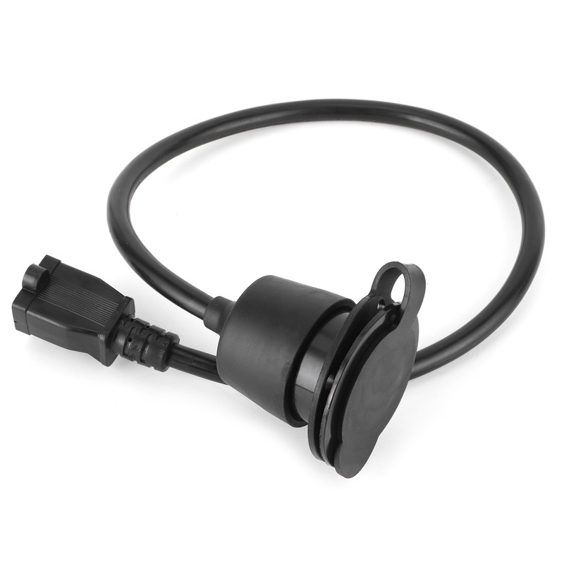 15A Power Inlet Port Plug with Integrated 20in Extension Cord