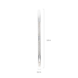 NGHIA Pusher - S-505 (Stainless Steel) | Double–Ended Cuticle Pusher | Precision Nail Care Tool| Premium Quality for Nail Care | Ergonomic Design | Suitable for Professional & Home Use…