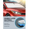 Proadsy Front Windshield Sunshade Foldable Sun Shade Protector Sun Visor