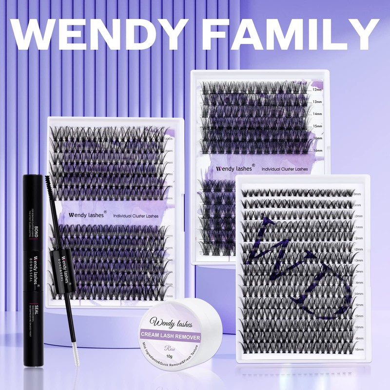 Eyelash Glue and Protector for Cluster Eyelashes Eyelash Glue Individual