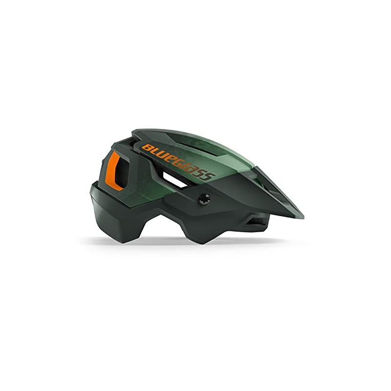Bluegrass Rogue Helmet Green/Matte Orange S(52-56), Unisex Adults, Multicoloured (Multicoloured)