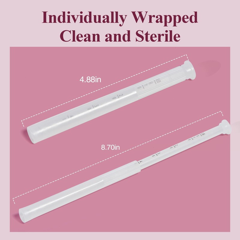 Dizzily 20 Packs Disposable Vaginial Cream Applicators - Fits Suppository,