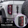 Archaic Tail Light Covers for Ford Bronco 2021-2023, Rear Lamp