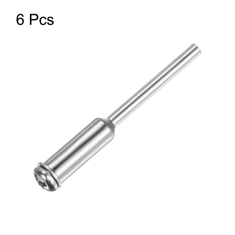 sourcing map 6pcs Cut Off Wheel Screw Mandrel 2.35mm Shank