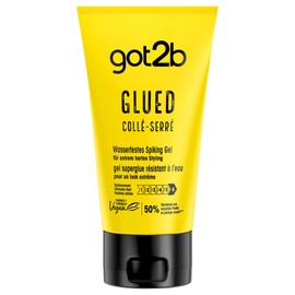 Schwarzkopf Got2B Glued Gel Waterproof Hair Gel for Men with Very Good Hold for Fixing Effect, 150 ml
