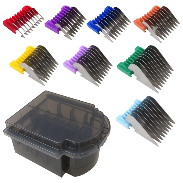 Dog Grooming Clipper Replacement Blades, Colorful Pets Guide Comb Sets