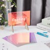 PH PandaHall 6PCS Iridescent Acrylic Sheets Colored Plastic Sheets Translucent