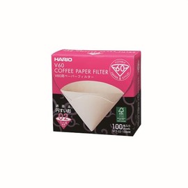 Hario V60 Coffee Filters - Size 02 Colour Brown (VCF-02-100MK) - Pack of 100
