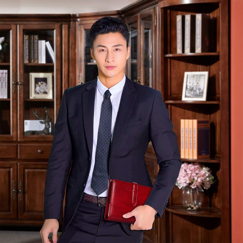 RIHUA A5 Notebook Notebook 6 Hole Ring Notepad with Refill