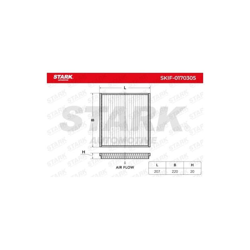STARK SKIF-0170305 Interior Air Filter