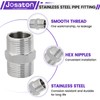 Josaton 6 Pcs Hex Nipple Fitting 3/4" Male to 3/4"