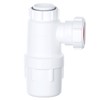 SPARES2GO Waste Bottle 40mm Basin Bidet Urinal Bathroom Kitchen 75mm