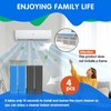 4 PCS Replacement Mini Split Air Filter Compatible with Mitsubishi