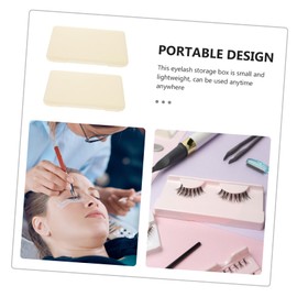 Zerodeko Travel Eyelash Storage Case Collapsible Box for Hair Accessories Pp Material Compact and Lightweight