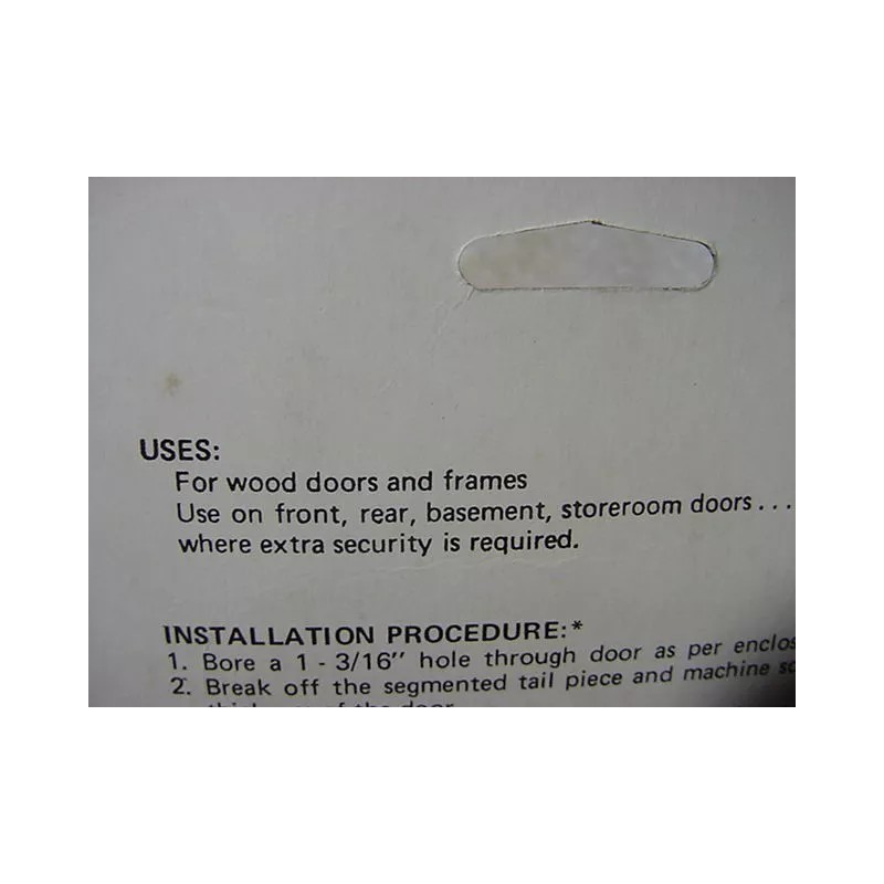 IDEAL New NOS IDEAL 451023 Security Garage Door Lock With