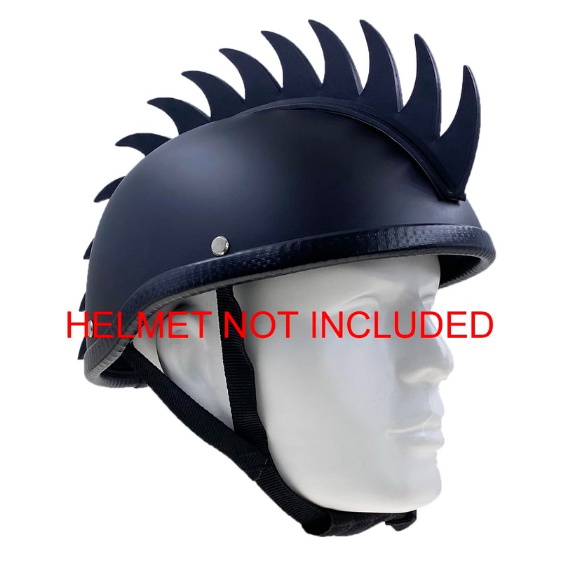 Hot Rides Punk Rubber Mohawk Warhawk Wig Accessory Stick On