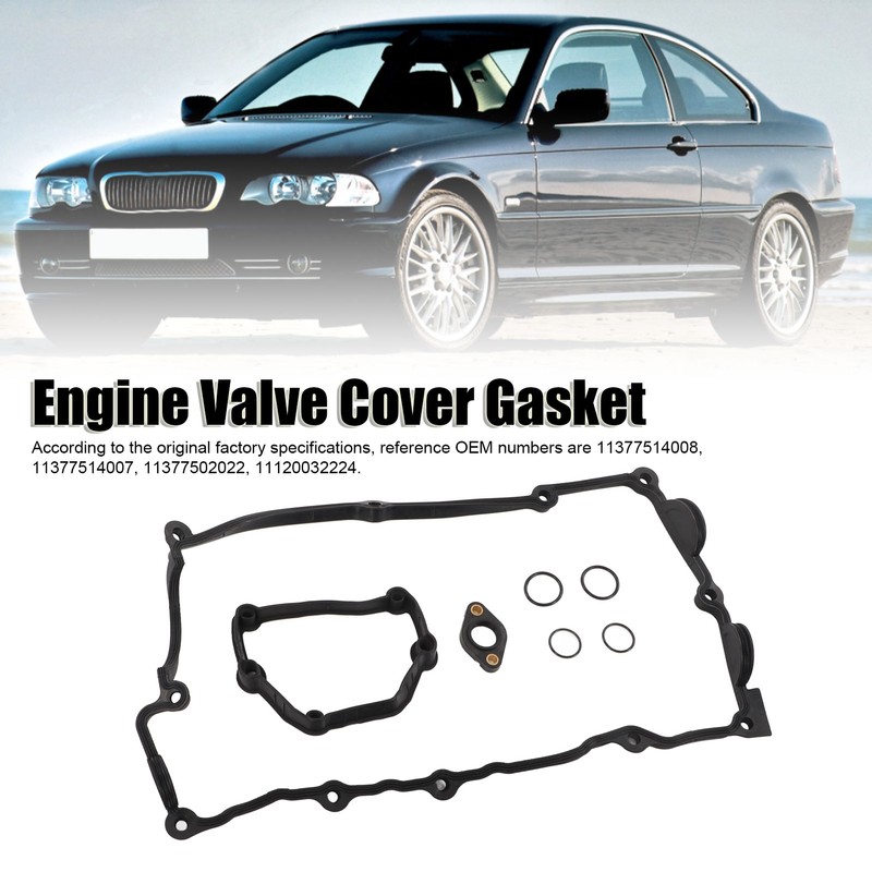 Cylinder Head Cap Valve Cover Gasket Set Rubber Seal 11120032224