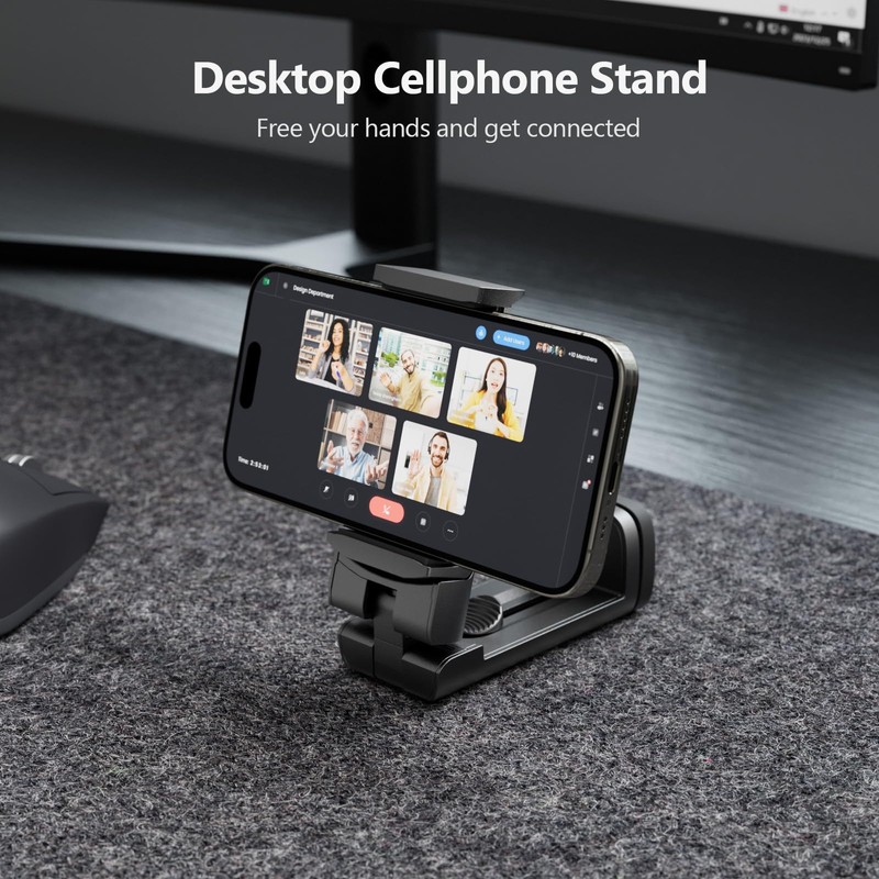 MiiKARE Airplane Travel Essentials Phone Holder, Universal Handsfree Phone Mount