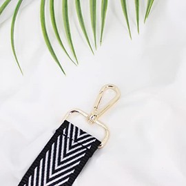 TANOSII Wide Adjustable Replacement Crossbody Strap Handbag Strap Silver String