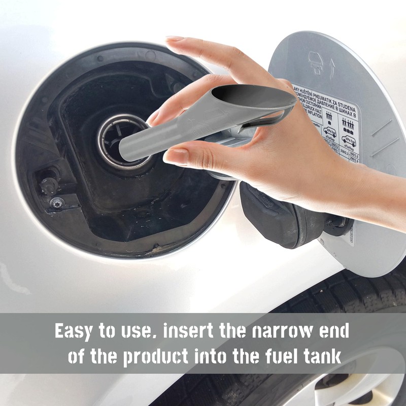 1PCS Plastic Emergency Petrol Funnel - Portable Capless Diesel Funnel