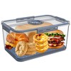 Bread Box Bread Boxes with Lid for Kitchen Counter, Airtight