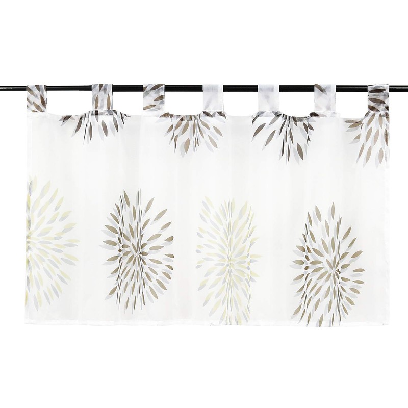 ESLIR Window Curtain Modern Bistro Curtain Kitchen Curtains Transparent Curtains