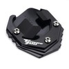 ZYAKOMO CNC Motorcycle Kickstand Pad Side Stand Enlarge Plate Compatible