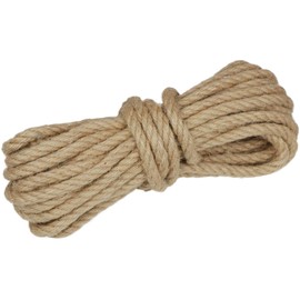 DXRPO 20 m Sisal Rope for Scratching Post 8 mm, Sisal Rope Natural Sisal Rope for Cats, Scratching Rope, Cat Accessories, Household, Garden, DIY, Decoration