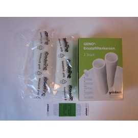 Grünbeck Replacement Filter Cartridges for Geno Combi GB Pure Water Filter / Pack of 2 (80 µm without Protective Dome) ***