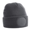 Beechfield - Circular Patch Beanie - Graphite Grey