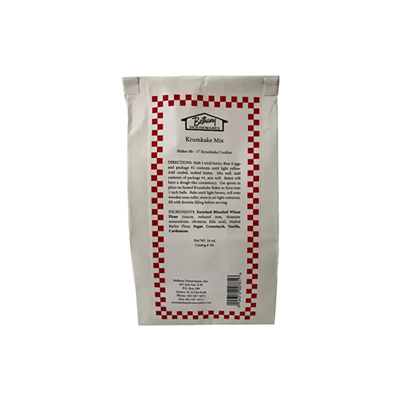 Bethany Housewares 781 Krumkake Mix 16 oz