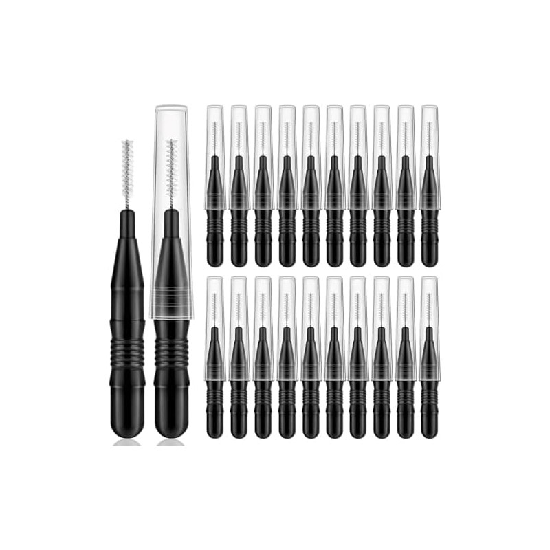 20 Microcepillos Para Cejas, Cepillos Para Cejas, Cepillos Para Pestañas,