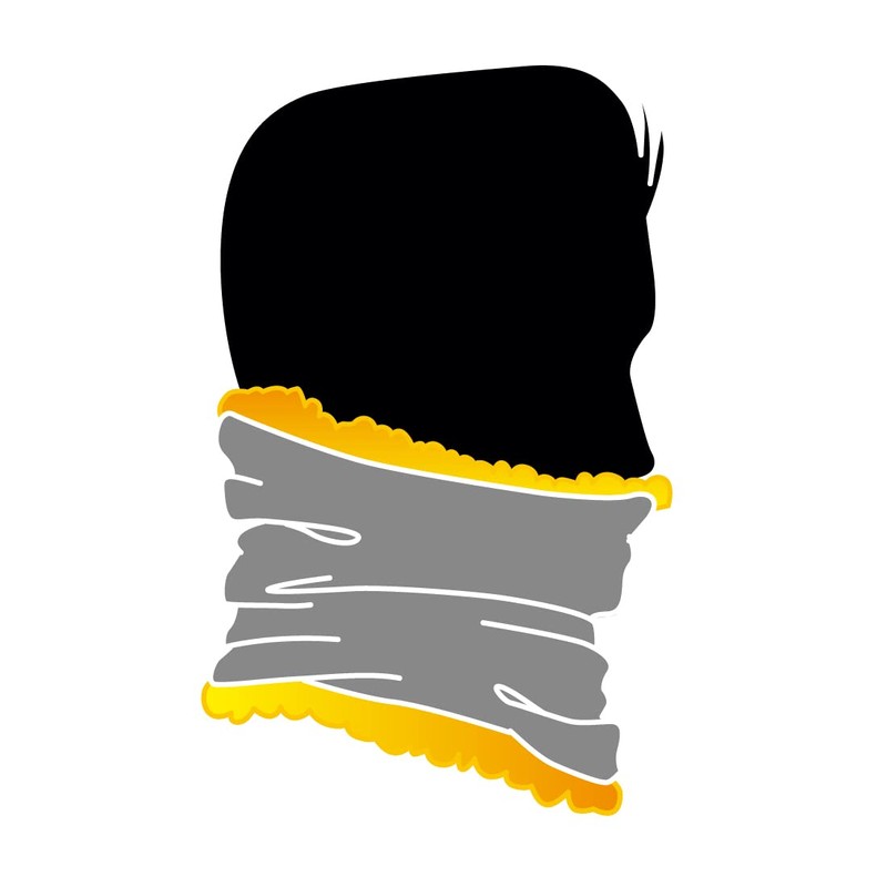 Rough & Road RR5898BK Wind Guard Multi Warmer, Arctic Black,