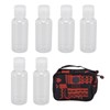 6pcs Camping Spice Containers Mini Portable Transparent Spice Jar Kit